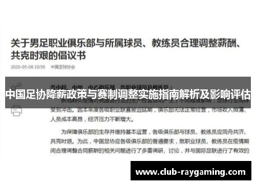中国足协降薪政策与赛制调整实施指南解析及影响评估